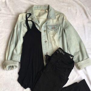 Light wash jean jacket